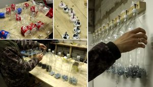 Plastic bottle storage